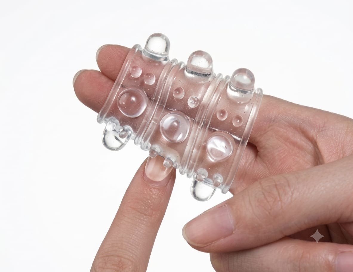 Premium Textured Silicone Ring – Flexible Design